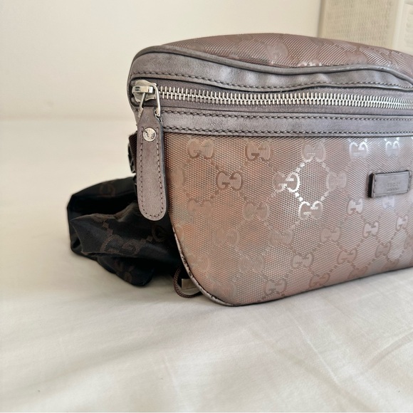 GUCCI GUCCISIMA IMPRIME MONOGRAM CANVAS BELT BAG FANNY PACK BUMBAG WAIST BAG - Picture 5 of 13